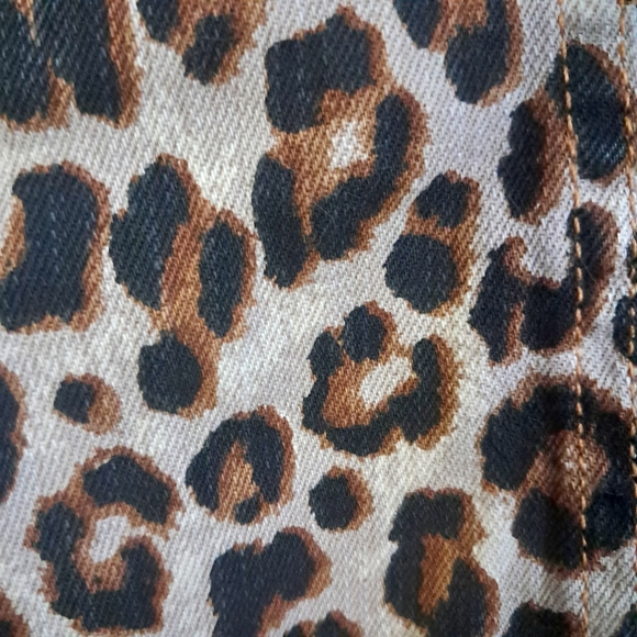 Veronica Beard Liza Dress Strapless Denim Animal Print Sz 6 Like New!!! - Picture 8 of 16